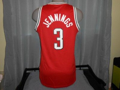 Brandon Jennings BUCKS XLarge XL +2 Adidas Swingman Rev30 Sewn Jersey 