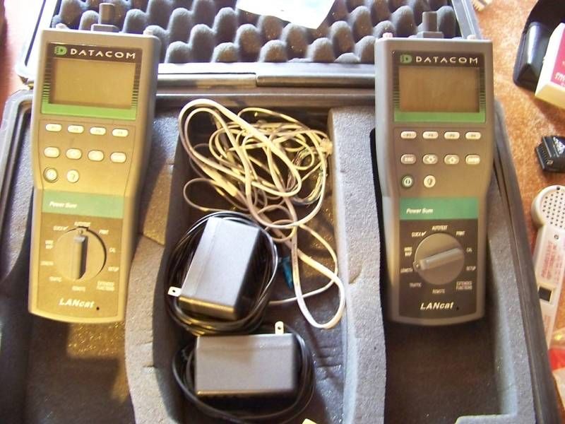 GREENLEE LANCAT SYSTEM 5 NETWORK CABLE TESTER TALK SET+  