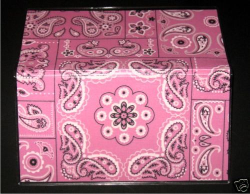 PINK BANDANA Fabric 2 Year Calendar Planner SO CUTE  