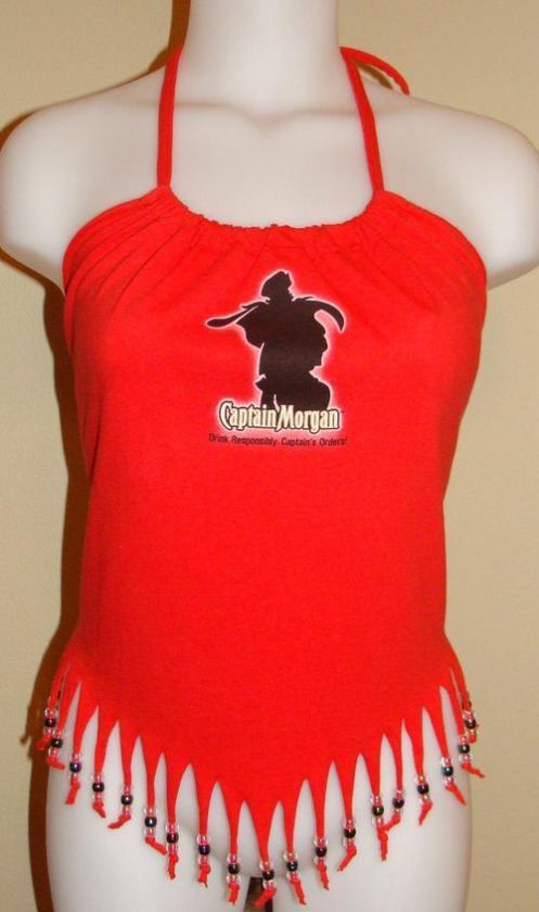 Captain Morgan Rum Party Girl Shirt Halter Top DiY  