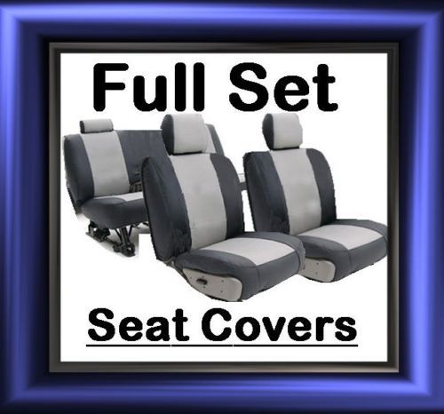 Soft IMITATION LEATHER CAR SEAT COVERS Full Set pu1  