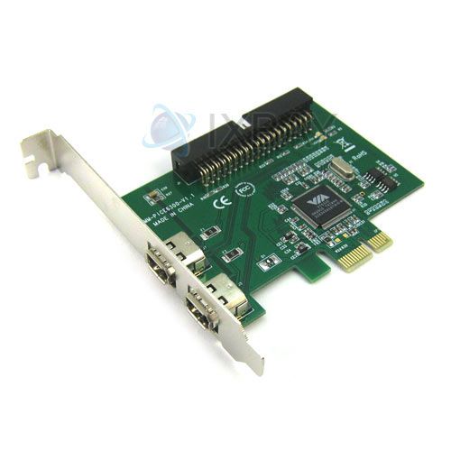 PCI E PCI Express to 1394 Firewire &IDE Controller Card  