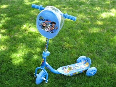 TOY STORY BLUE 3 WHEEL JUNIOR KIDS KICK SCOOTER  