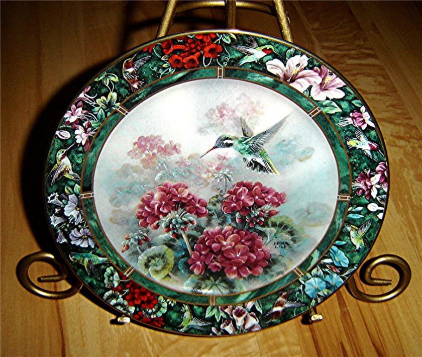   Treasury Fifth Issue The White eared Bradford bird Plate  