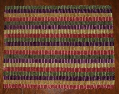 Guatemala Maya Place Mats 6 ea Multi Color NEW  