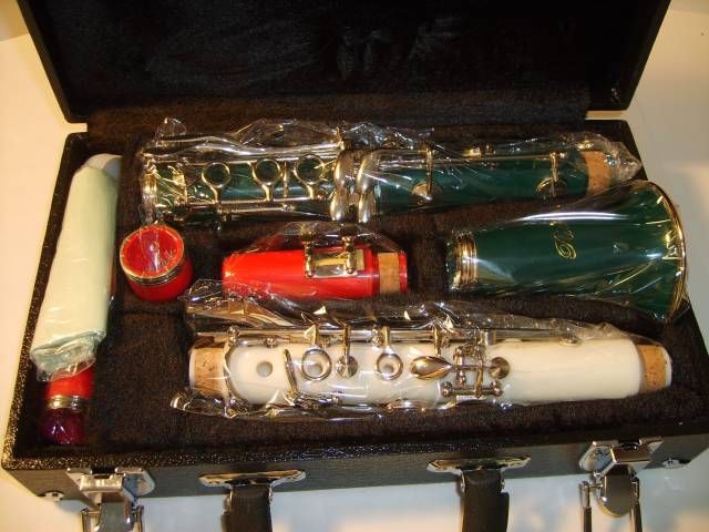 Rossetti Colored Bb Clarinet, Nickel Keys, w/ Case, NEW  