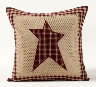 RUSTIC RED TAN STAR ROOSTER PATCHWORK CALIFORNIA KING BEDDING SET