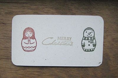 Decorative Stamps Rubber Stamp_Sweet Matroska set  