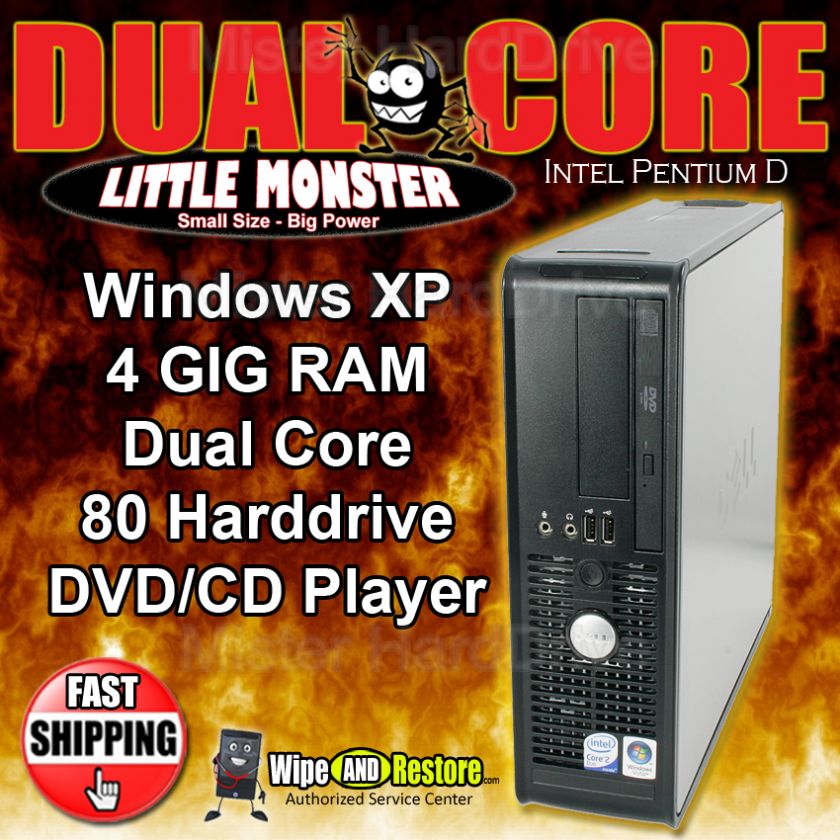   Core 3.0GHz Desktop SFF Computer   Windows XP   4 GB Ram   GX620 / 745