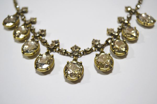  Jewelry Fashion Party Teardrop multi diamond Crystal necklace  