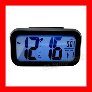 Snooze Light Big Digital LCD Backlight Desk Alarm Clock  