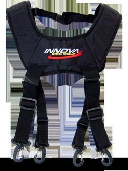 INNOVA DISC GOLF BLACK BACK SAVER STRAPS ~LSDISCS  