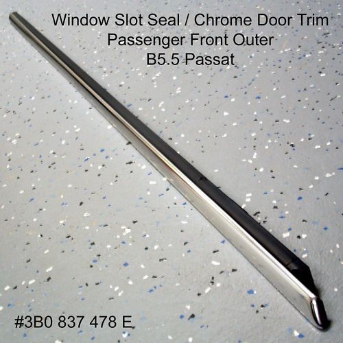 VW B5 .5 Passat Door Trim Window Slot Seal F 3B0837478E  