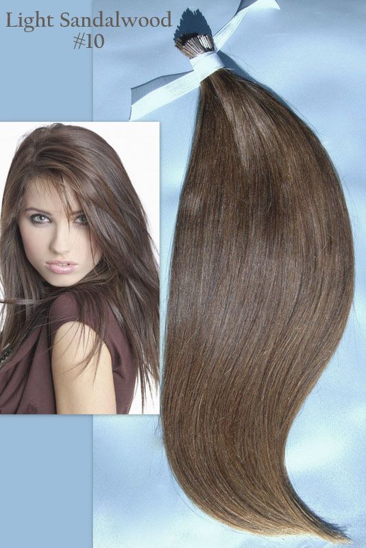 50 European Remy Human Hair Extensions 22 I Tip Micro  