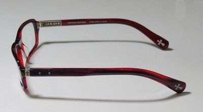   PACKAGE 54 15 141 RED/STERLING SILVER EYEGLASSES/GLASSES/FRAME  