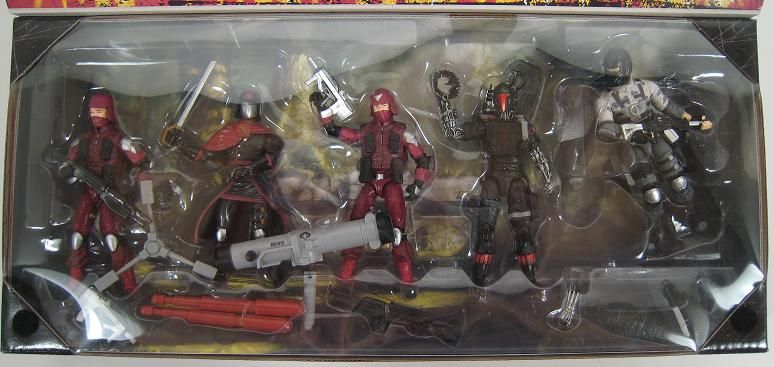 2009 GI JOE 25th RESOLUTE 5 PACK SET COBRA VS GI JOE  