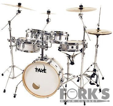 New Taye Go Kit 5pc shell pack/ White Pearl  