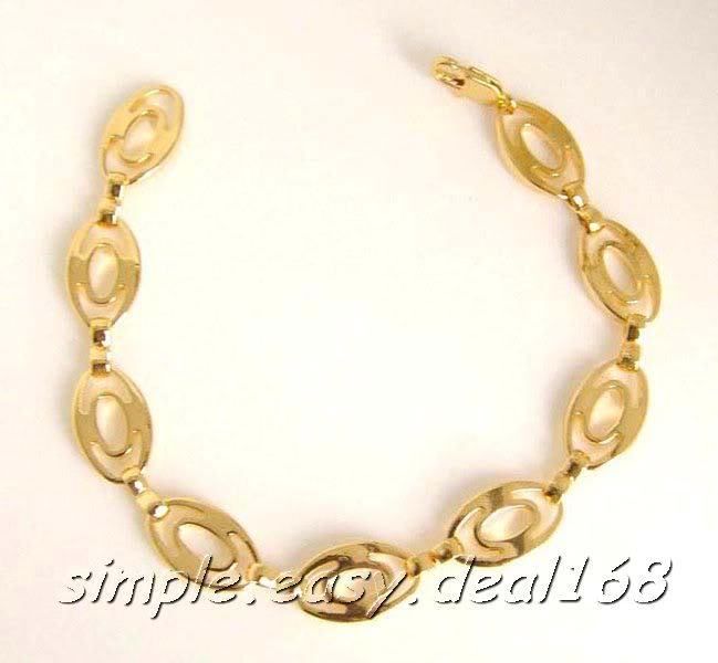 Pretty Links Design Stunning 22K Gold Plated Bracelet  