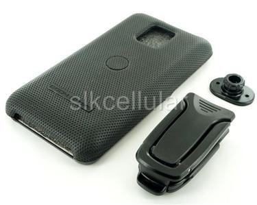 BODYGLOVE LG G2X BLK HARD SNAP ON SHELL CASE COVER+CLIP  