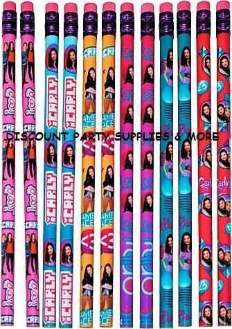 Disney iCarly Pencils 12pc School Party Supplies Favors  