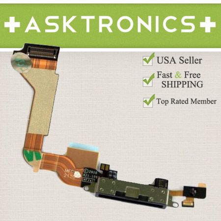 VERIZON IPHONE 4 CHARGE PORT DOCK CONNECTOR FLEX CABLE  