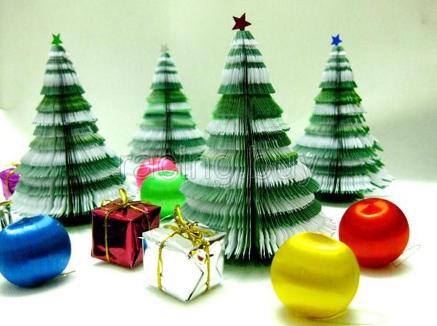 10PCS Christmas Tree Writing Memo Pad Paper Desk Note  