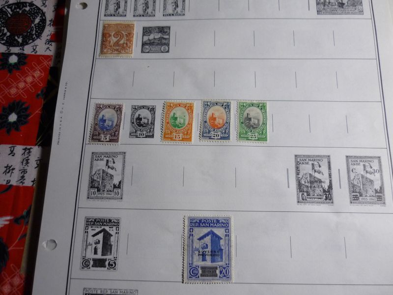 San Marino Stamp Collection  