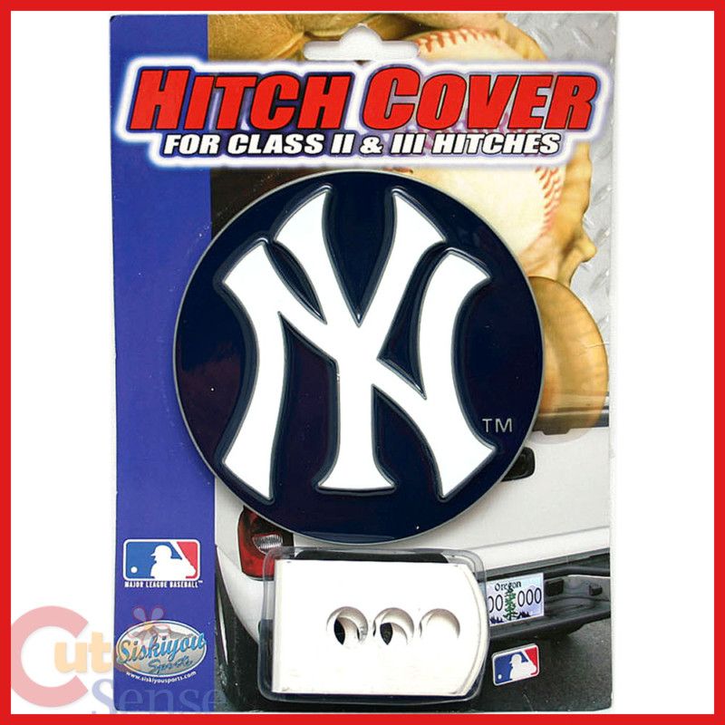 MLB NY Yankees Trailer/Truck Logo Hitch Cover  Metal  