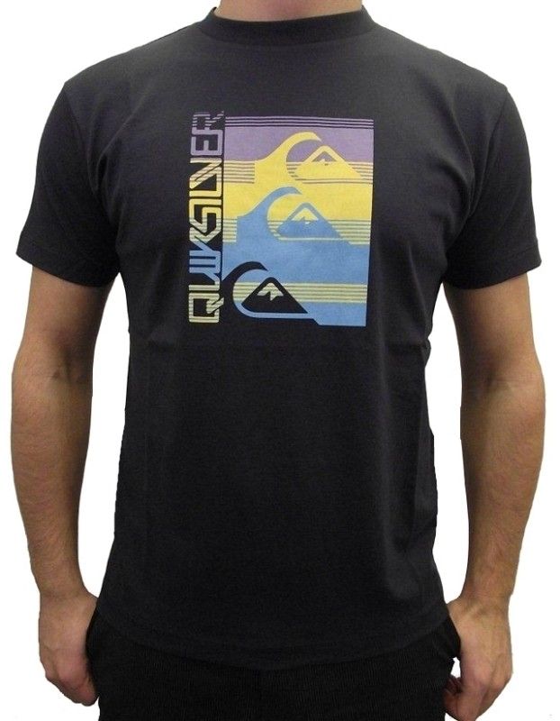 BNWT Mens QUIKSILVER Mo Massive T Shirt Navy Blue  