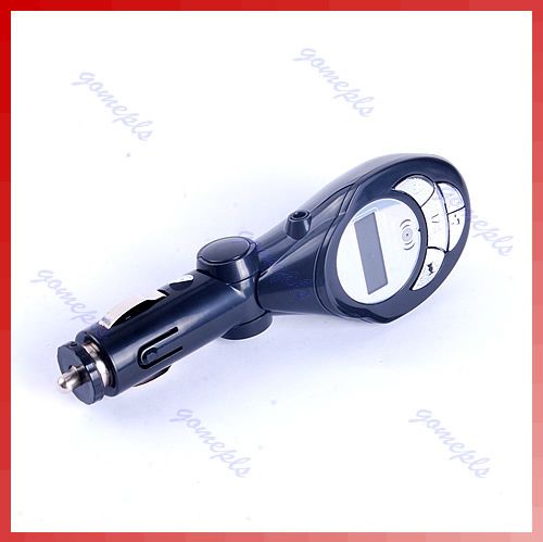 New Car  Player FM Transmitter USB Pen Drive/SD/MMC Slot Black 