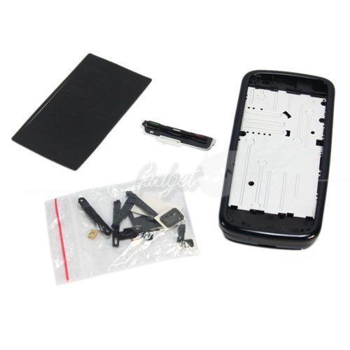 Full Housing Case Black /blue For Nokia 5800+styluS+KP  