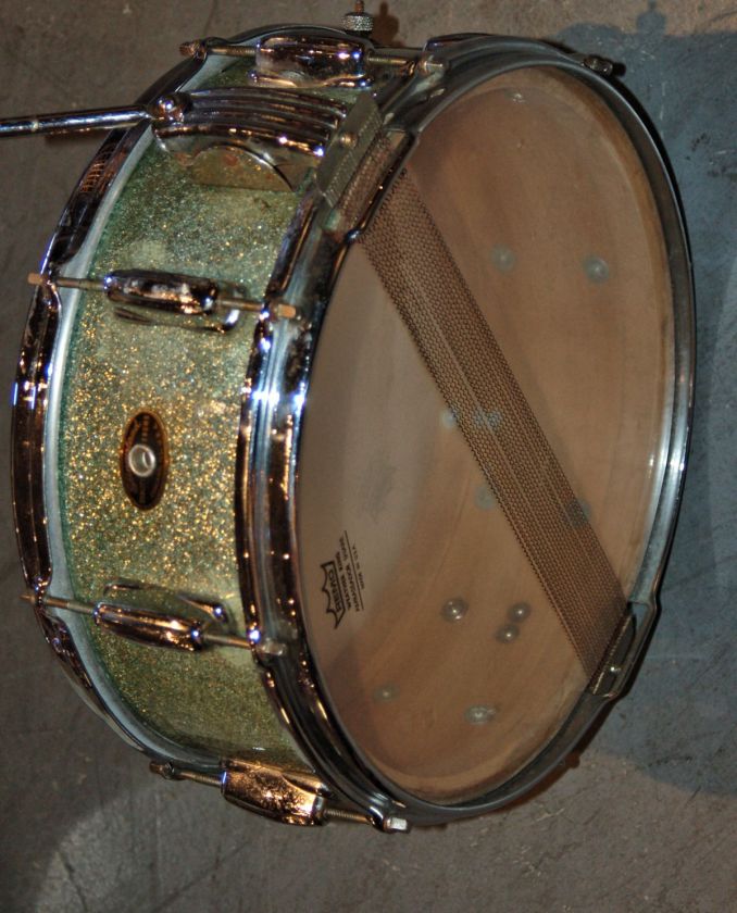   1960s Slingerland 5 1/2 X 14 Snare Drum Chicago Radio King  