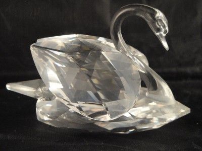   CRYSTAL CLASSIC LARGE SWAN 010005 MINT RETIRED FIGURE FIGURINE STATUE