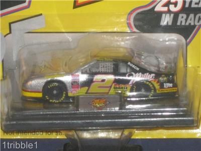 1996 RUSTY WALLACE #2 MILLER GENUINE DRAFT SILVER 164  