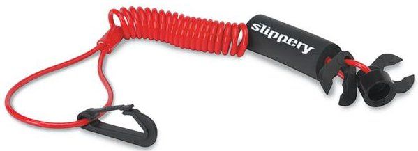 NEW SLIPPERY MULTI END LANYARD FLOATING SKI TETHER RED  