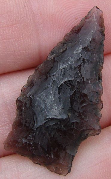 Cody Complex Point, Gem Obsidian, SE Oregon, Dwain Rogers COA  