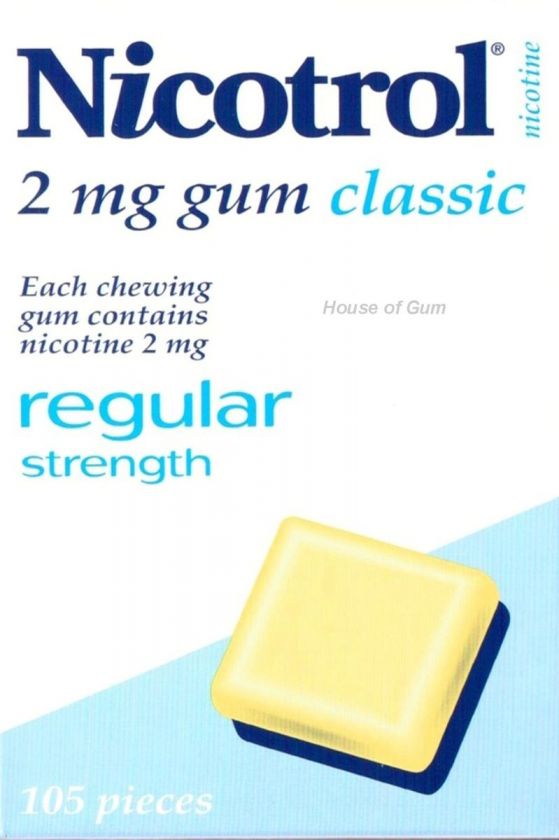 Nicotrol Nicotine Gum 2 mg 6 Boxes Classic Fast & Fresh  