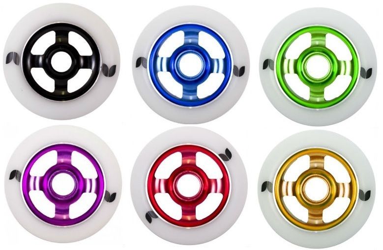   PRO STORMER METAL CORE 4 SPOKE SCOOTER WHEEL. 100MM. VARIOUS COLOURS