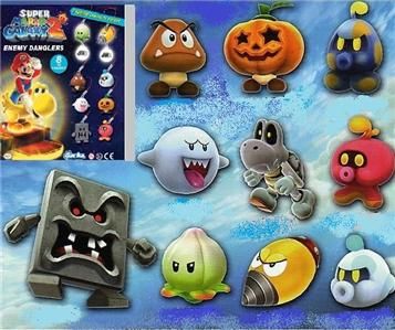 Super Mario Galaxy 2 Enemy Danglers Figurines Set of 8  