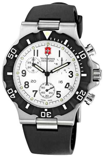 Victorinox Swiss Army Summit Xlt Chronograph White Dial Mens Watch 