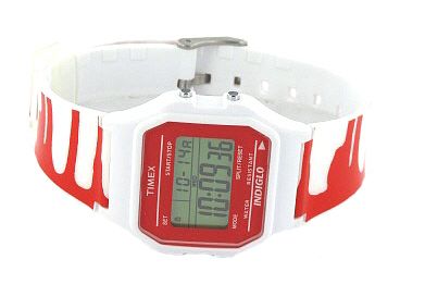 TIMEX 80 Classic White Zombi Retro Digital Watch T2N377  