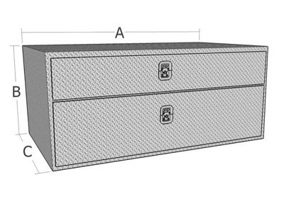 Truck Tool Box 60 Underbody Toolbox with Drawers  