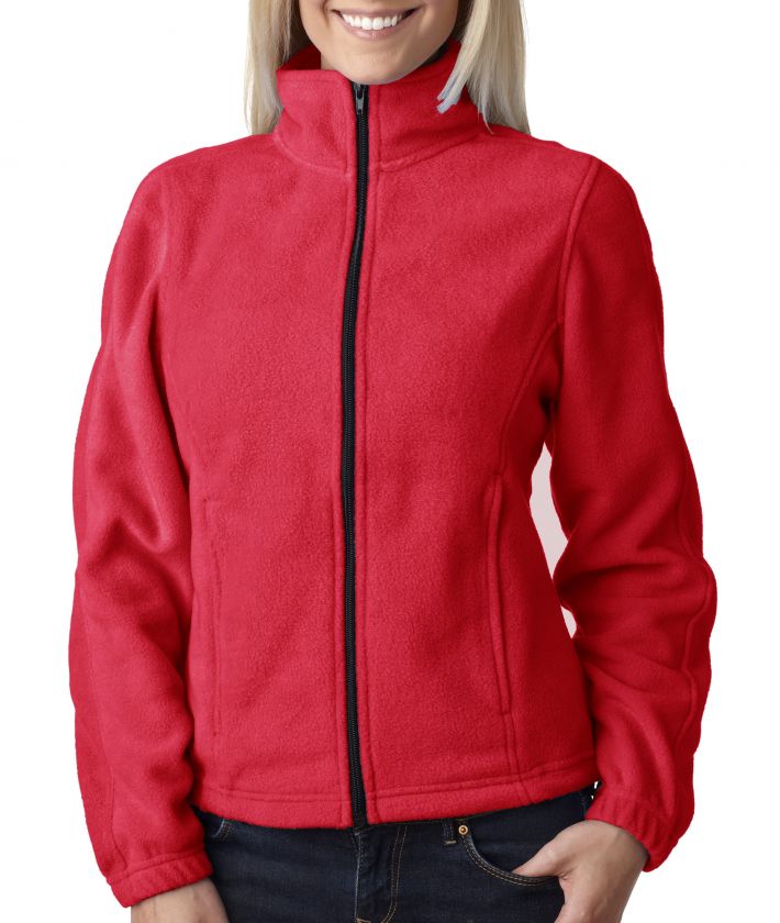 UltraClub Ladies Iceberg Fleece Full Zip Jacket. 8481  