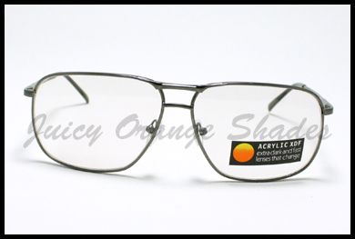 TRANSITION LENS CLEAR to DARK PHOTOCHROMIC Classic NAVIGATOR Sunglass 