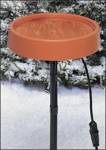 New 12 Heated Electric Bird Bath Birdbath w/ Stand  