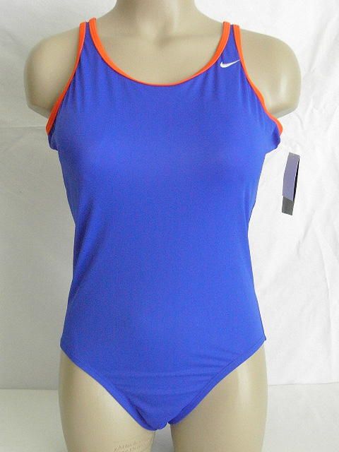 Nike Swim Womens One Piece Core Back Tank Bathing Suit