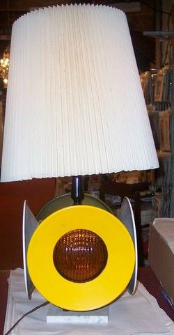 Railroad Switch Lantern Table Lamp  