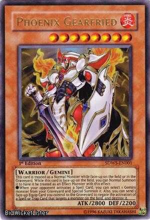 3x SDWS EN001 Phoenix Gearfried (UR) Yugioh Card (Mint)  